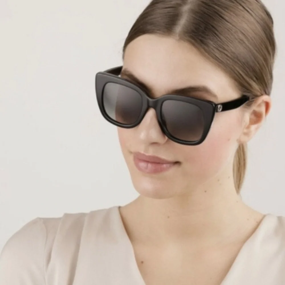 New Gucci Women's GG0163SN 001 51mm Sunglasses - Picture 10 of 12